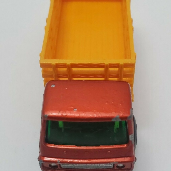 Matchbox N71 CATTLE TRUCK 1976 RED/ORANGE - Picture 3 of 6